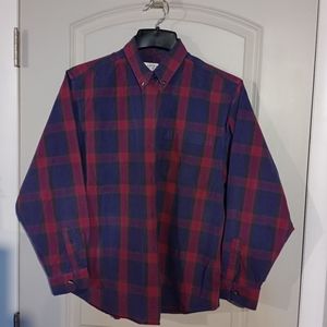 Izod Woman's Shirt 10 Red & Blue Vintage